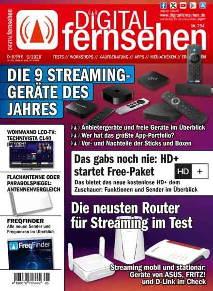 Digital Fernsehen – Ausgabe 5 2026 Cover