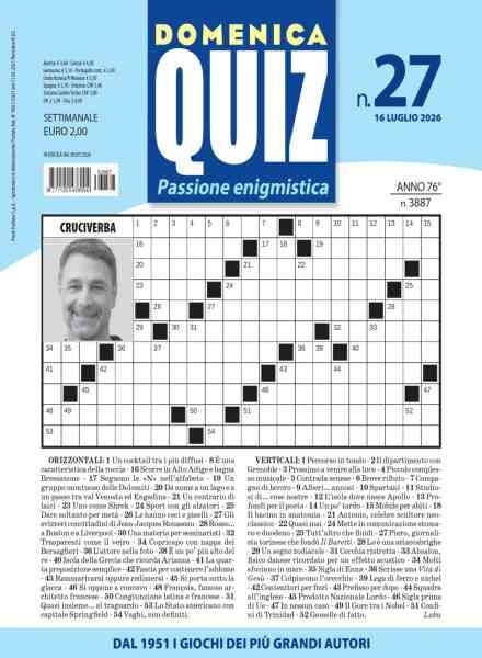 Domenica Quiz – 16 Luglio 2026 Cover