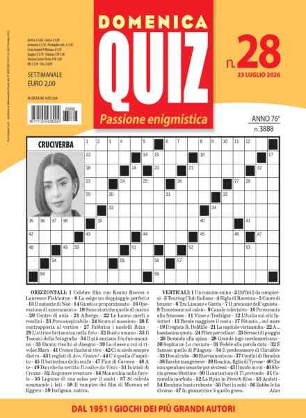 Domenica Quiz – 23 Luglio 2026 Cover