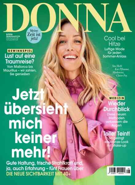Donna – August 2026 Cover