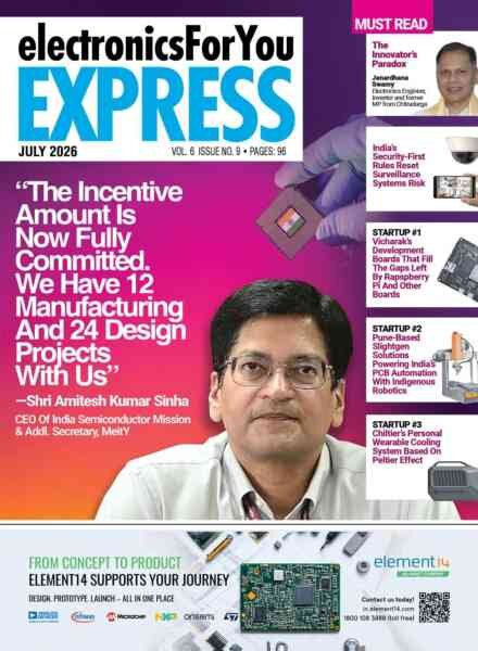 Electronics For You Express – July 2026 Cover