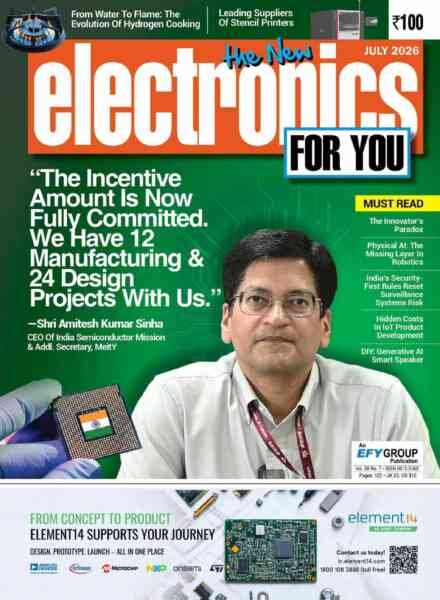 Electronics For You – July 2026 Cover
