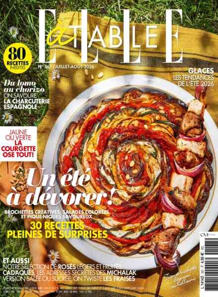 Elle a Table – Juillet-Aout 2026 Cover