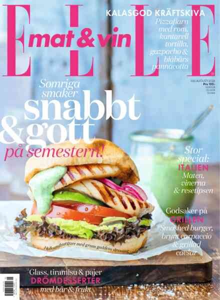 Elle Mat & Vin – Juli 2026 Cover