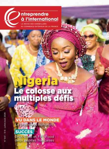 Entreprendre a l’international – Juillet-Aout 2026 Cover
