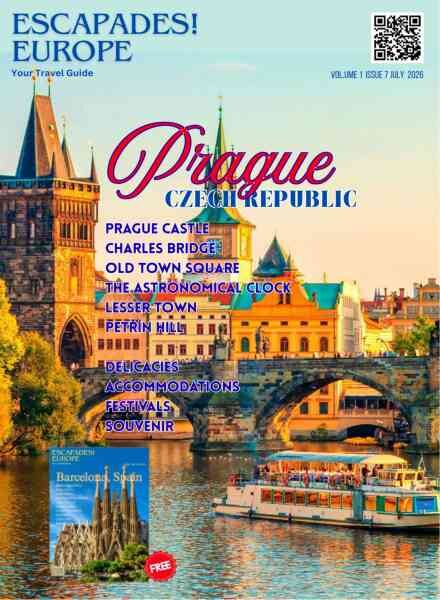 Escapades! Europe Magazine – July 2026 Cover