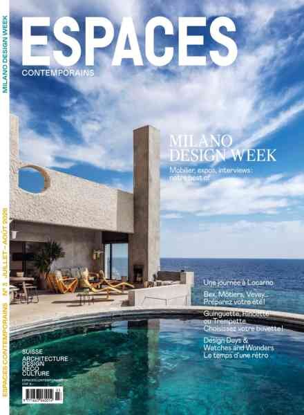 Espaces Contemporains – Juillet-Aout 2026 Cover