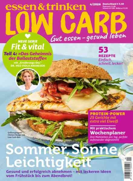 Essen & Trinken Low Carb – Nr 4 2026 Cover