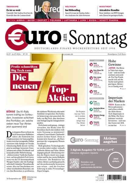 Euro am Sonntag – 10 Juli 2026 Cover