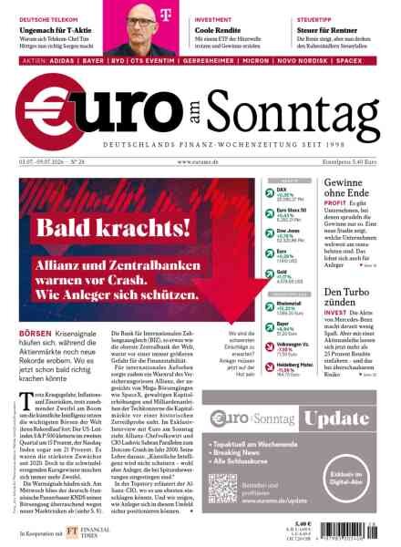 Euro am Sonntag – 3 Juli 2026 Cover