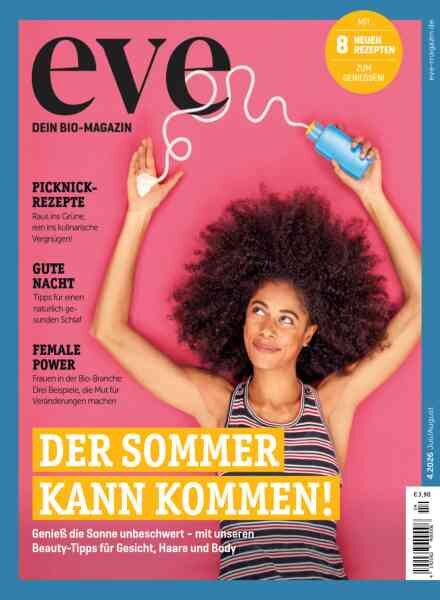 Eve Magazin – Juli-August 2026 Cover