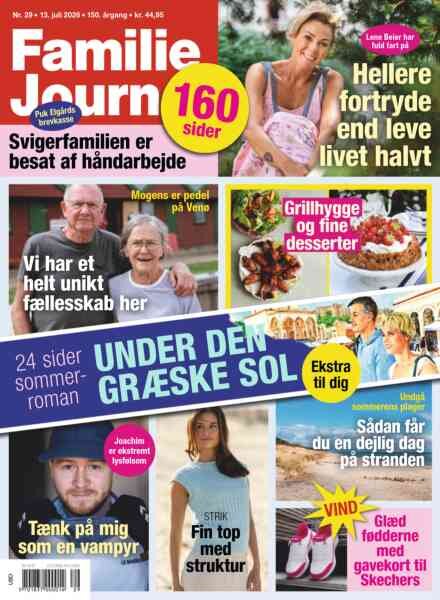Familie Journal – 13 Juli 2026 Cover