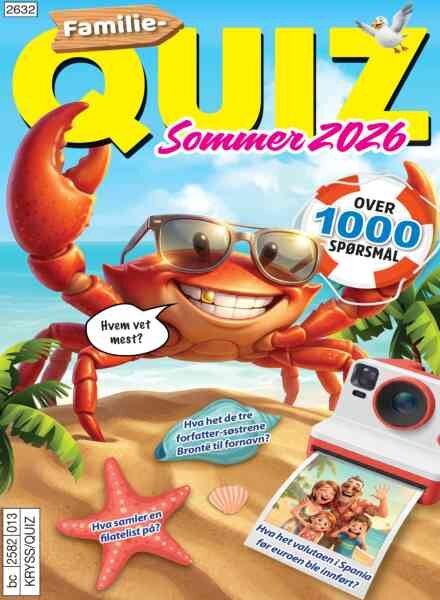 Familiequiz Norge – Juni 2026 Cover