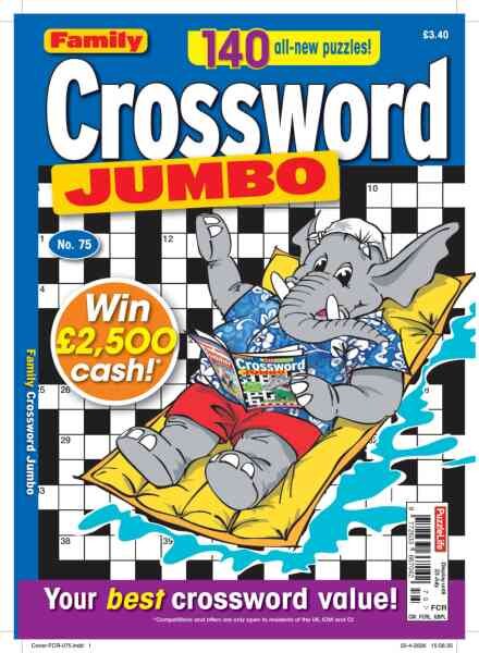Family Crossword Jumbo – June 2026 Cover