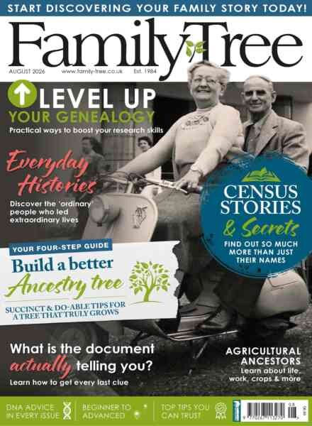 Family Tree UK – August 2026 Cover