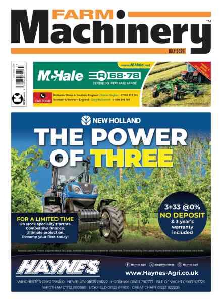 Farm Machinery – July 2026 Cover
