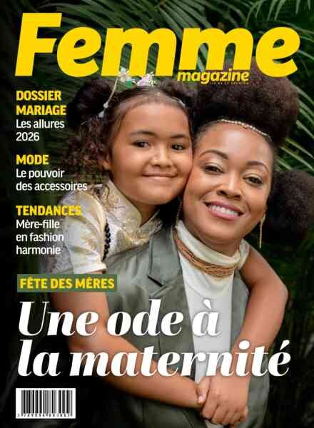 Femme Magazine La Reunion – Mai-Juin 2026 Cover
