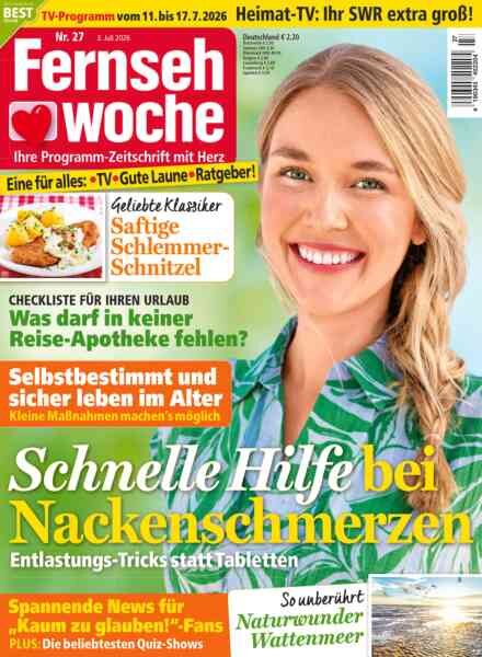 Fernsehwoche – 3 Juli 2026 Cover