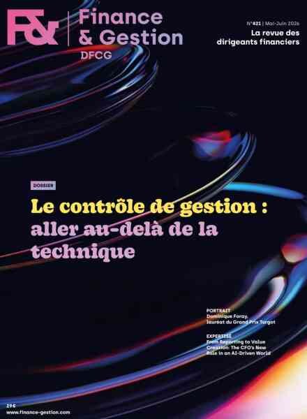 Finance & Gestion – Mai-Juin 2026 Cover