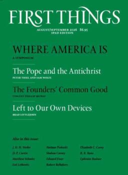 First Things – August-September 2026