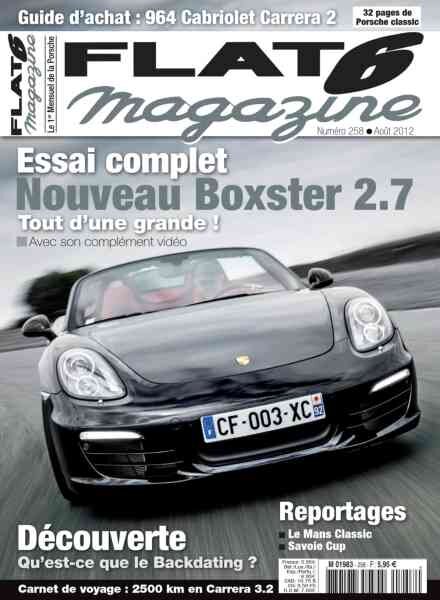 Flat 6 Magazine – Aout 2012 Cover