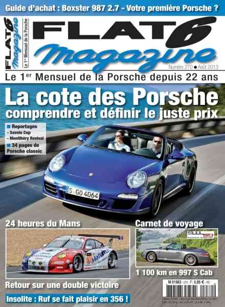 Flat 6 Magazine – Aout 2013 Cover