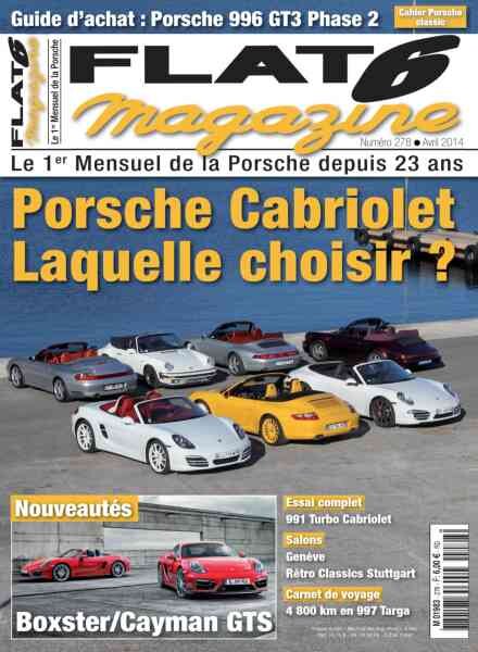 Flat 6 Magazine – Avril 2014 Cover