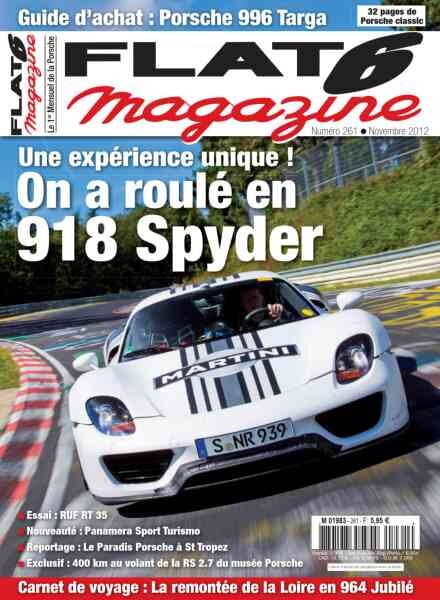 Flat 6 Magazine – Novembre 2012 Cover