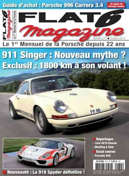 Flat 6 Magazine – Octobre 2013 Cover