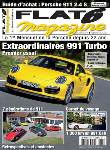 Flat 6 Magazine – Septembre 2013 Cover