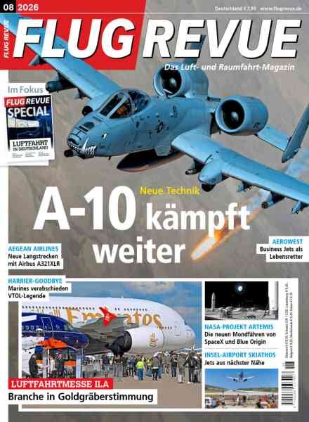 Flug Revue – August 2026 Cover