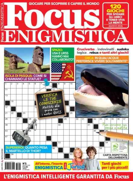 Focus Enigmistica – Agosto 2026 Cover