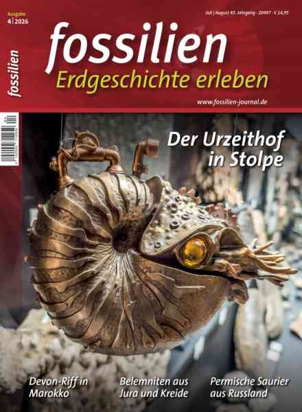 Fossilien – Juli-August 2026 Cover