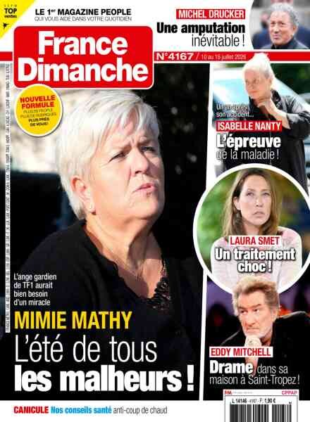 France Dimanche – 10 Juillet 2026 Cover