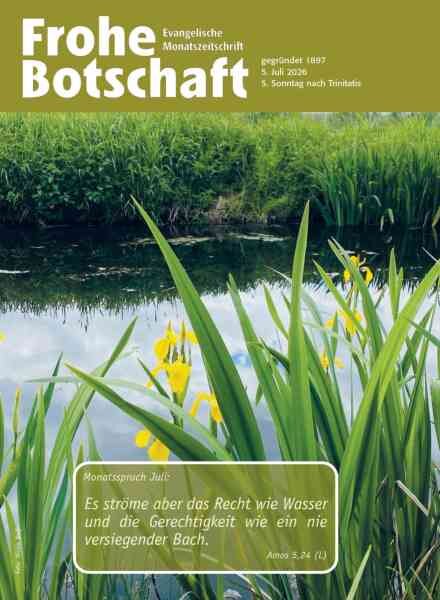 Frohe Botschaft – Juli 2026 Cover