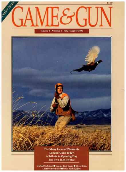 Game & Gun – July-August 1992 Cover