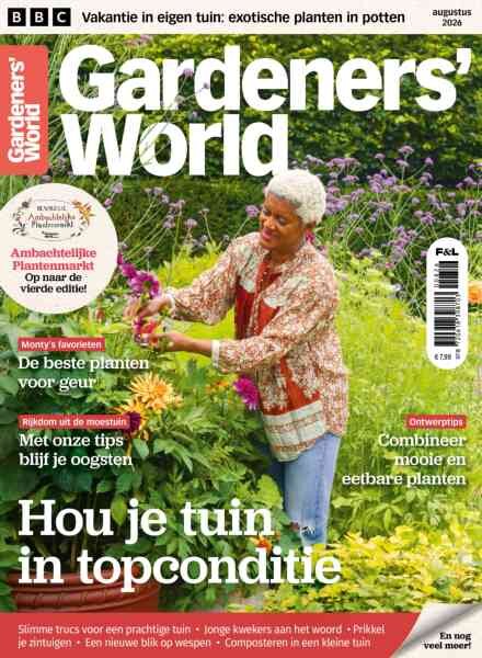 Gardeners’ World Netherlands – Augustus 2026 Cover