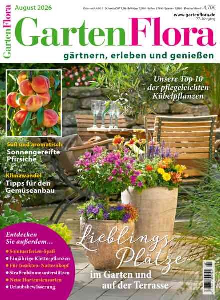 GartenFlora – August 2026 Cover