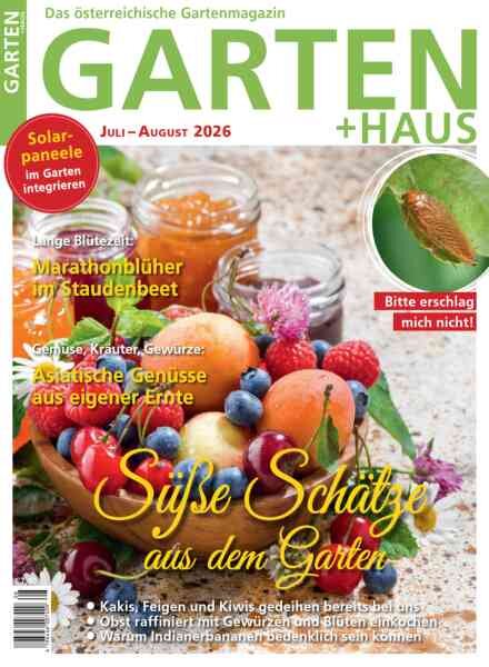 Garten+Haus – Juli-August 2026 Cover