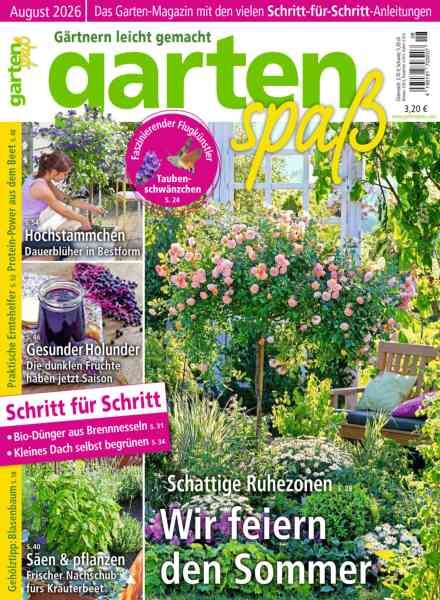 Gartenspass – August 2026 Cover