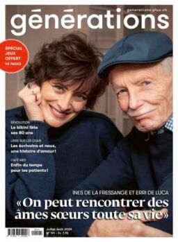 Generations – Juillet-Aout 2026