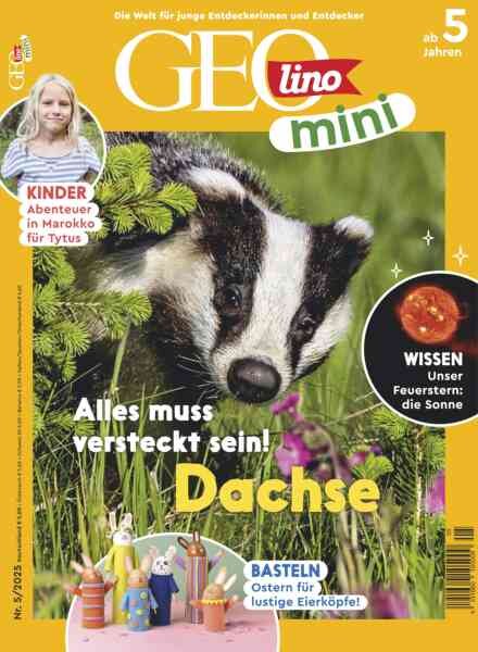GEOlino mini – Nr 5 2025 Cover
