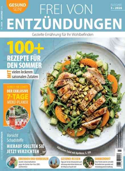 Gesund sein – Juli 2026 Cover