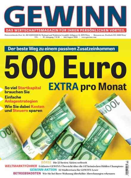 Gewinn – Juli 2026 Cover
