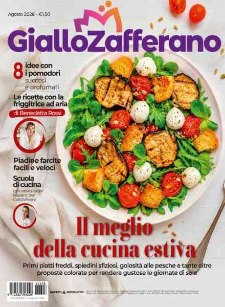 Giallo Zafferano – Agosto 2026 Cover