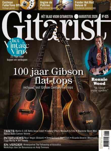 Gitarist Netherlands – Augustus 2026 Cover