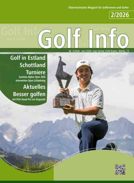 Golf Info – Juni 2026 Cover