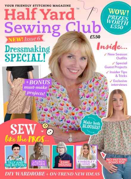 Half Yard Sewing Club – Issue 6 2026 Cover