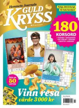 Hemmets Journal Guldkryss – Juli 2026
