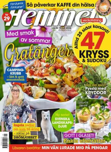 Hemmets Veckotidning – 15 Juli 2026 Cover